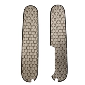 aibote 1 pair titanium alloy handle scales handles patch diy tool replacement grips fit for 91mm victorinox swiss army knife (d)