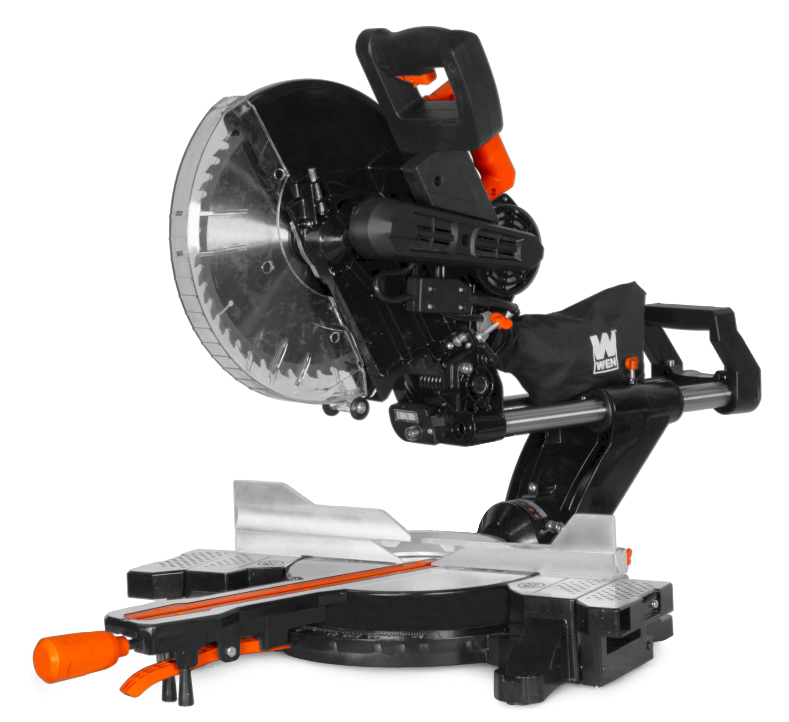 WEN 15-Amp 12-Inch Dual-Bevel Sliding Compound Miter Saw with Laser (MM1213)