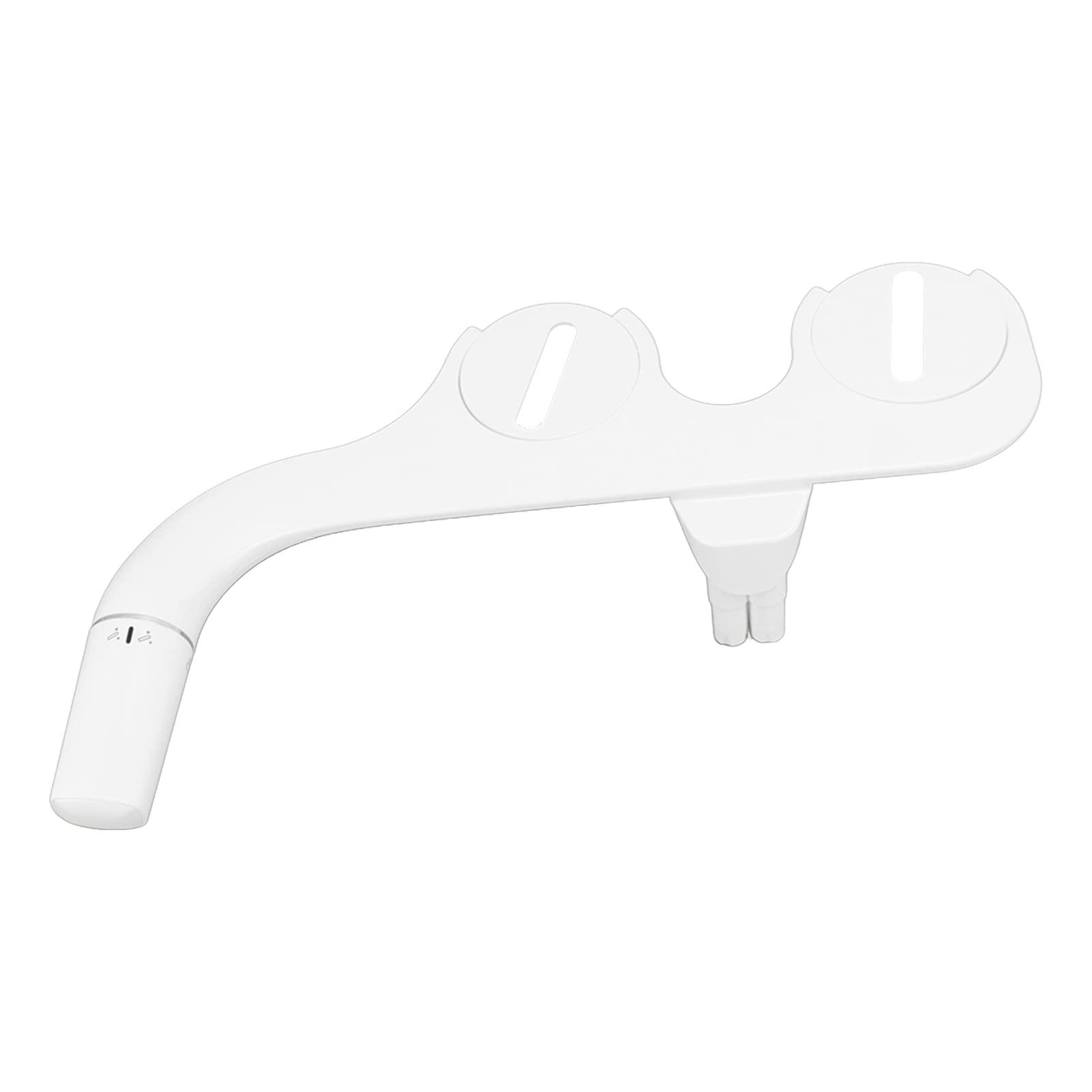 Ultra Slim Bidet Toilet Seat Attachment for Toilet - Self Dual Nozzle Butt Wash Bidet Attachment - Convenient Slim Design for - Suitable for All - ABS Material