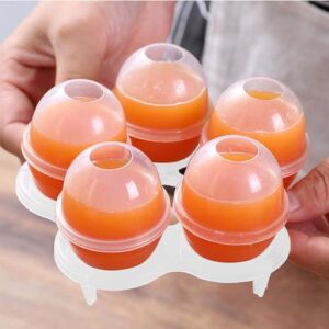 XANHOY Hard Boil Egg Cooker 5 Egg Boilor Without Shells Eggs Egg Boiler Cooker Cooking Tools Tray & Molds Practical Egg Cooker Molds Egg Cooker For Hard Boiled Eggs No Shells