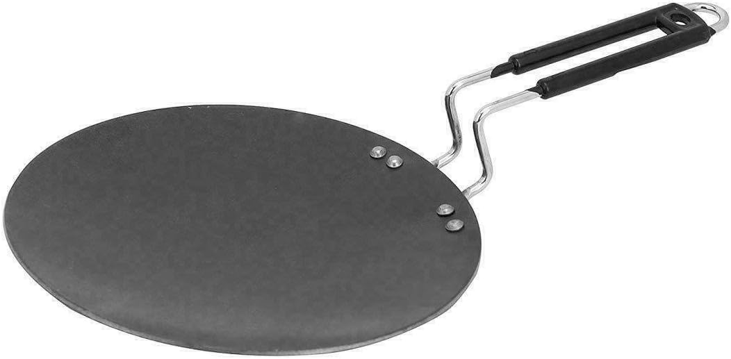 Mrigakshi Iron Tawa Original Handmade Loha Iron Roti Chapati Tava Cooking Utensil Indian Taawa