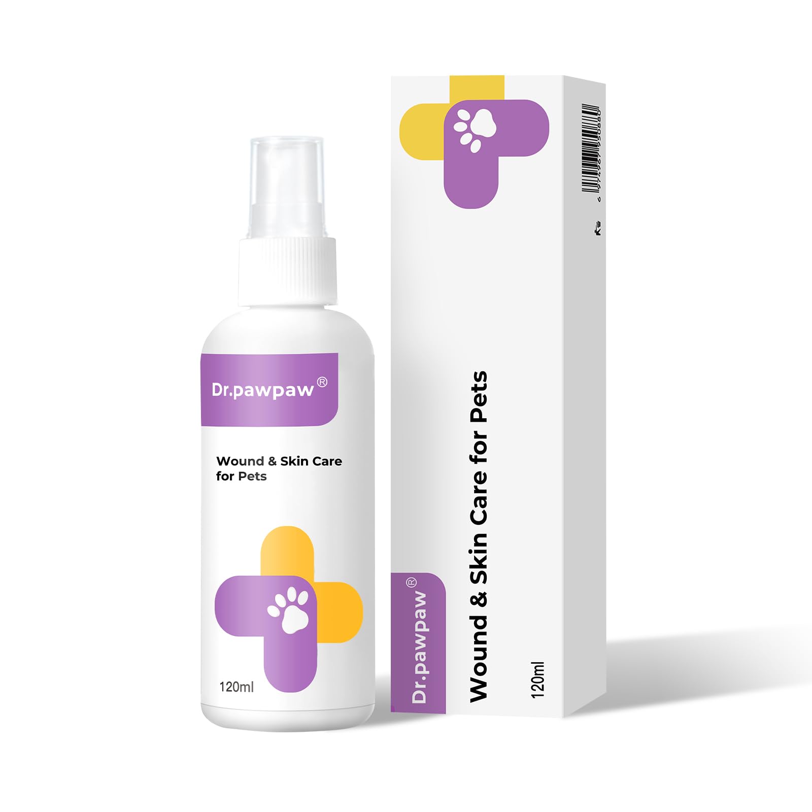 Hot Spot Treatment for Dogs & Cats - Allergy Itch Relief and Wound Care Spray - Dog Skin Irritation & Infection Treatment - Gentle Formula and Lick Safe for All Animals - 4 Fl Oz