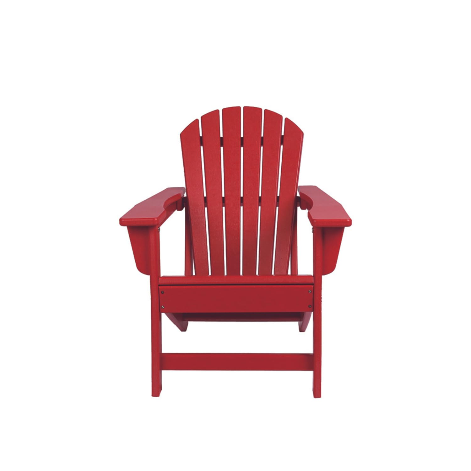 NewTechWood Child Adirondack Patio Chair Weather Resistant, Easy Installation, Widely Used in Outdoor, Fire Pit, Deck, Lawn, Outside, Garden Chairs (Ruby Red)