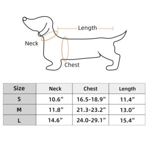 ETIAL IVDD Back Brace for Dogs, Pet Dachshund Back Supporting Vest, Canine Dog Back Bracer for Puppy with Arthritis, Herniated Disc, Back Pain, Spinal Surgical Recovery and Rehabilitation (S)