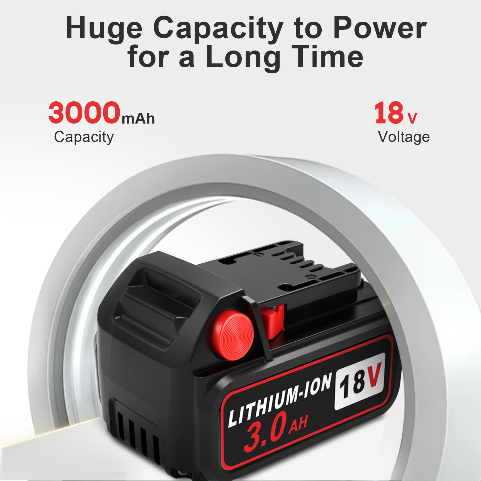 TeenPower 3.0Ah Replacement for Milwaukee M-18 Battery High Capacity and Long-Lasting Power 18V Battery