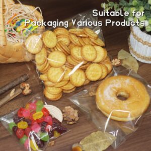 Cookie Bags 200PCS Self Sealing Cellophane Bags 4X6 Inches Small Sealable Clear Plastic Bags with Seal for Gift Giving, Packaging Candy, Snack, Treat, Products, Party Favors