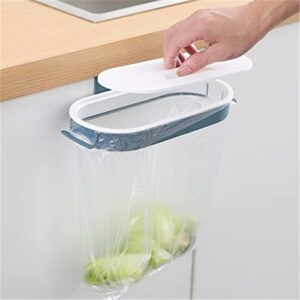 PURPLELILY Trash Bag Storage Rack Hanging Garbage Bag Holder Trash Bin Accessories For Home Kitchen Cupboard Cabinet Drawer Door Bracket Garbage Bag Bin With Lid, Orange