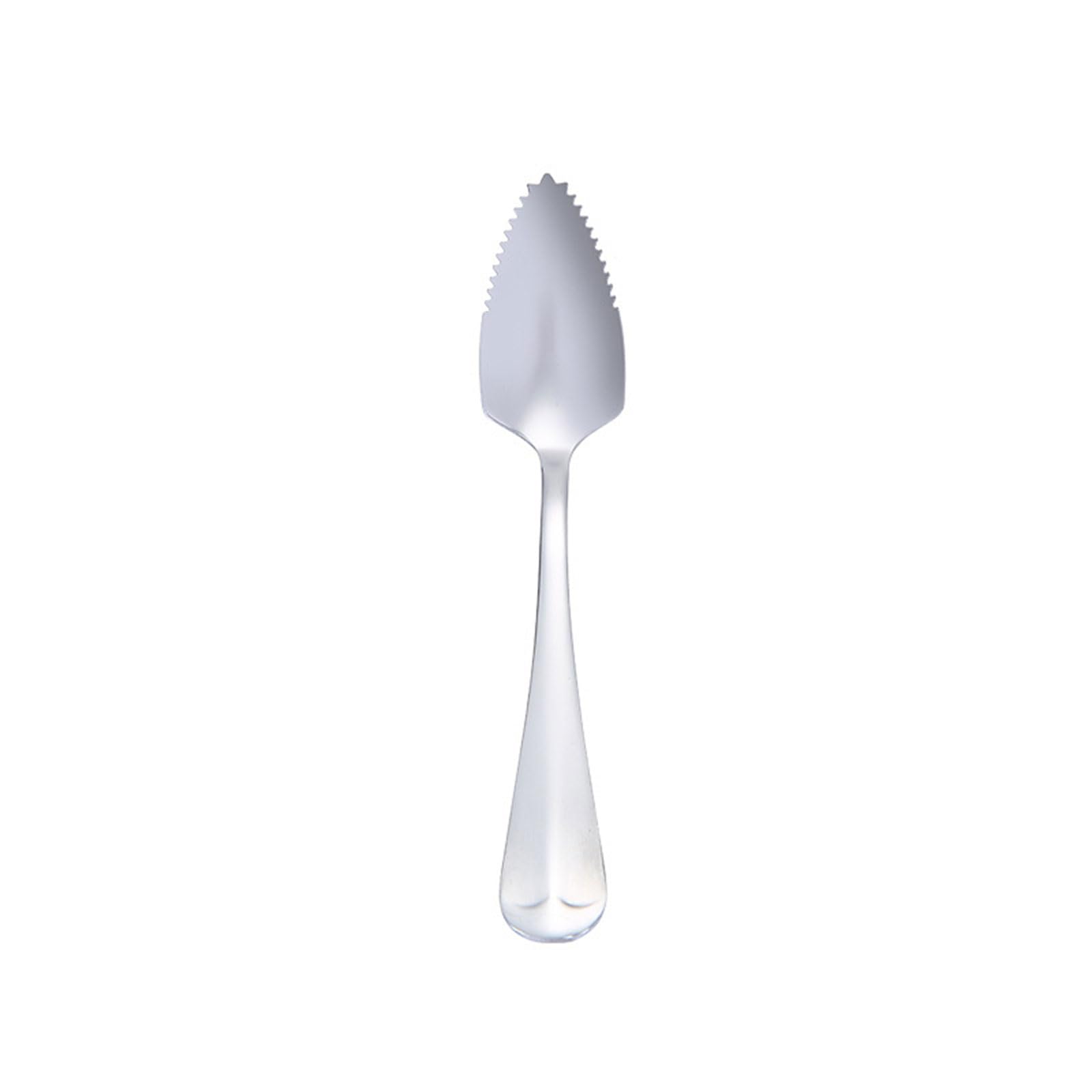 Stainless Steel Grapefruit Spoon For Citrus Fruit Watermelon Dessert Spoon Serrated Edge Ice Cream Dessert Spoon Kitchen Coffee Spoon