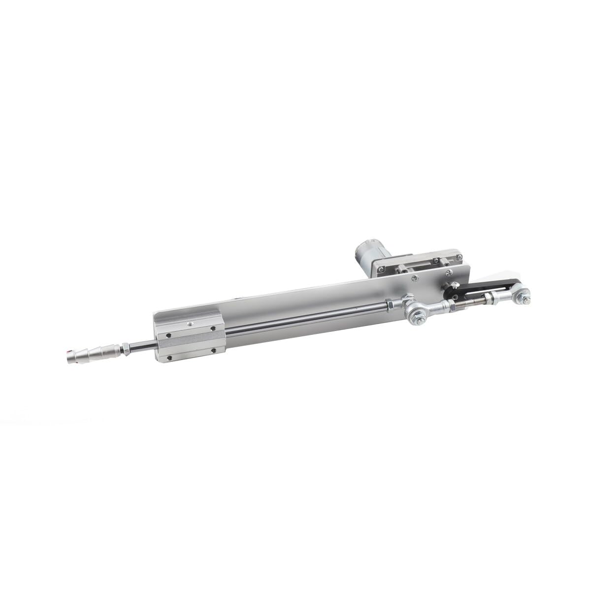 QWEXOB DIY Reciprocating Linear Actuator Stroke 30-150mm/1.2-6 Adjustable Telescopic Motor with Speed Controller 24V 120RPM