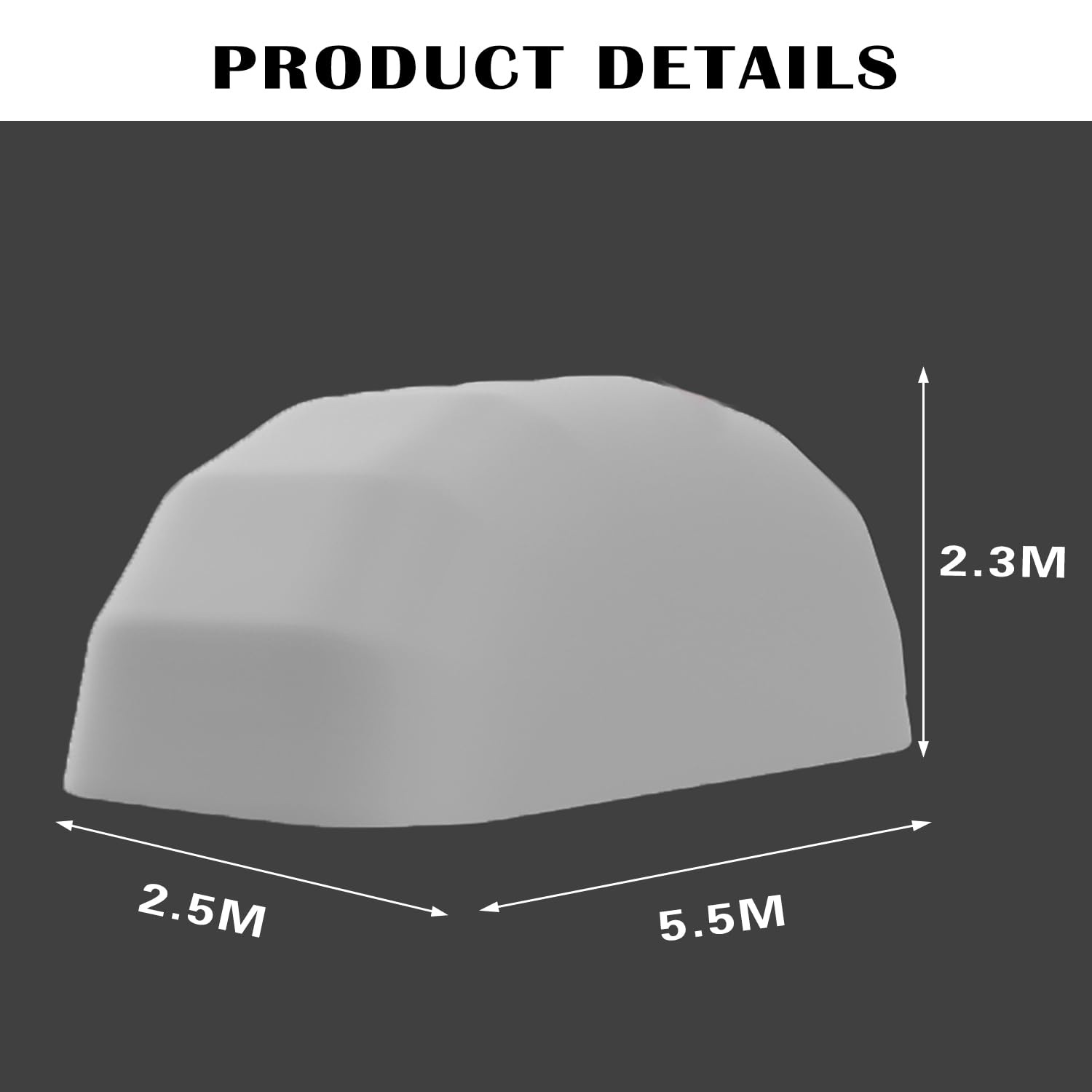 LKXNEW Mobile Carport, Fully Automatic Remote Control Car Umbrella, Folding Car Tent, Portable Anti-Snow Tent Car Cover