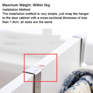 Hilitand Kitchen Hanging Rack, Stainless Steel Towel Holder Wall Mounted Rack Accessories for Home BathroomToilet, Towel Rack, Kids Tissue Holders (Short)