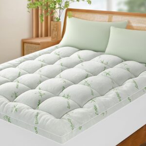 baauye bambu_viscose mattress topper twin xl(twin xl,39"x80")