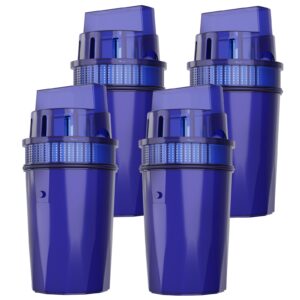 4-pack water filter replacement for all pur, pur plus water pitchers and dispensers, replace ppf900z, nsf certified, advanced version