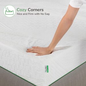 Novilla King Size Mattress in a Box, 8 Inch Gel Memory Foam Mattress King, Cooling Mattress for Back Pain Relief, Medium Firm Mattress with Edge Support & Motion Isolation, Ataraxia