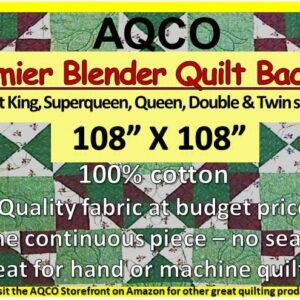 Generic Premier Quilt Backing, King, Seamless, Blender Rasberry Sorbet, 108""x108"", by AQCO