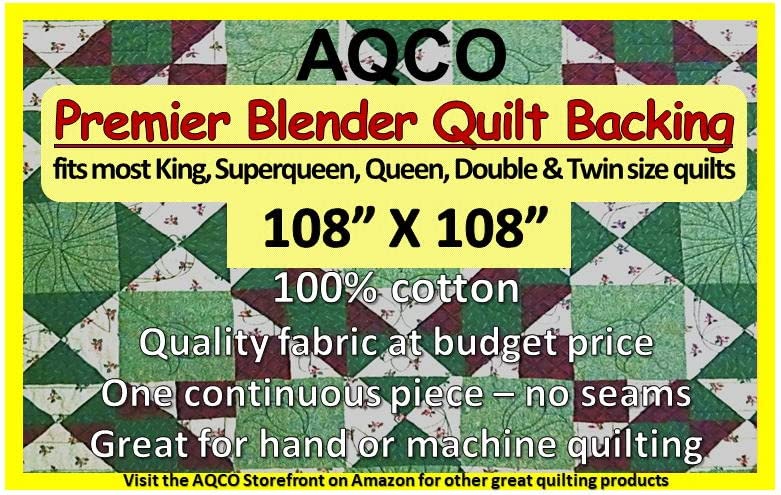 Generic Premier Quilt Backing, King, Seamless, Blender Rasberry Sorbet, 108""x108"", by AQCO