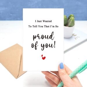 Gevinna Funny Encouragement Card, Well Done Card, Proud Of You Card, Graduation Card for Friends Family, Congratulations Card for Him Her, New Job Card, Promotion Card