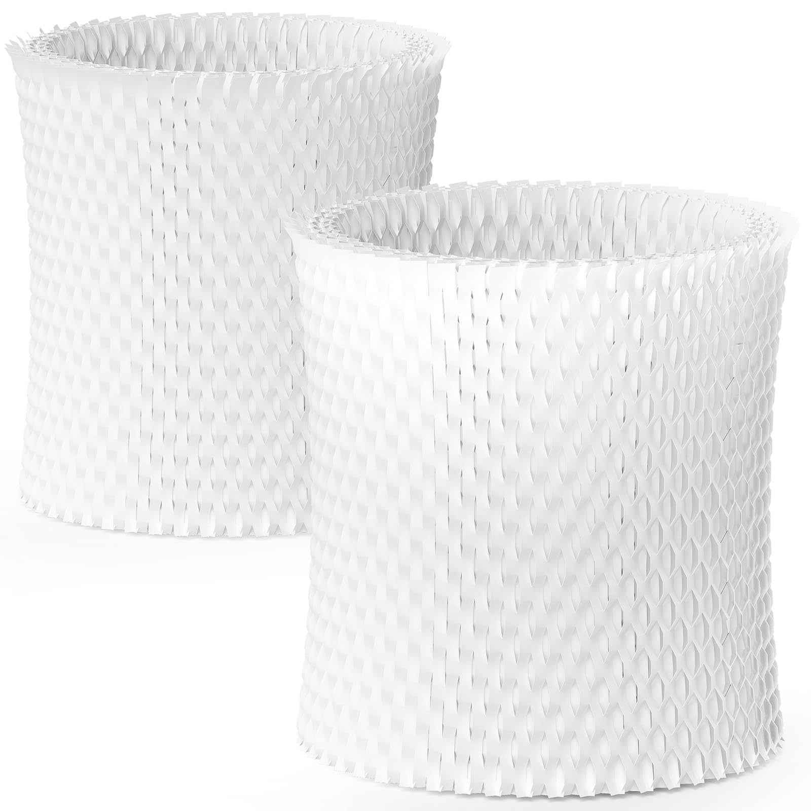 Leemone 2-Pack Bedside Humidifier Filter Replacement Compatible with Canopy Bedside & Nursery Humidifiers, Made with Wood Pulp & Paper Filter, Humidifier Wicking Filter Lasts Up to 6 Weeks