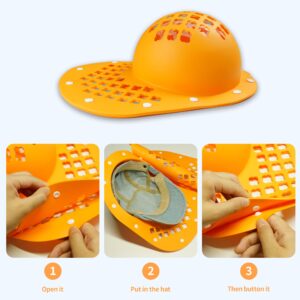 Silicon Hat Washer Cage For Dishwashers And Front Load Washer,Maintain The Shape Of The Hat,Hat Cleaner Cage For Adult And Kid'S Baseball Caps，Can Be Used In A Dryer Within 210 Degrees Fahrenheit