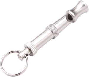 labriciyon 1pc silver adjustable ultrasonic dog whistle,portable whistle pet whistle supersonic whistle dog whistles for pet training,pet supplies,training and behavior aids,convenient to carry