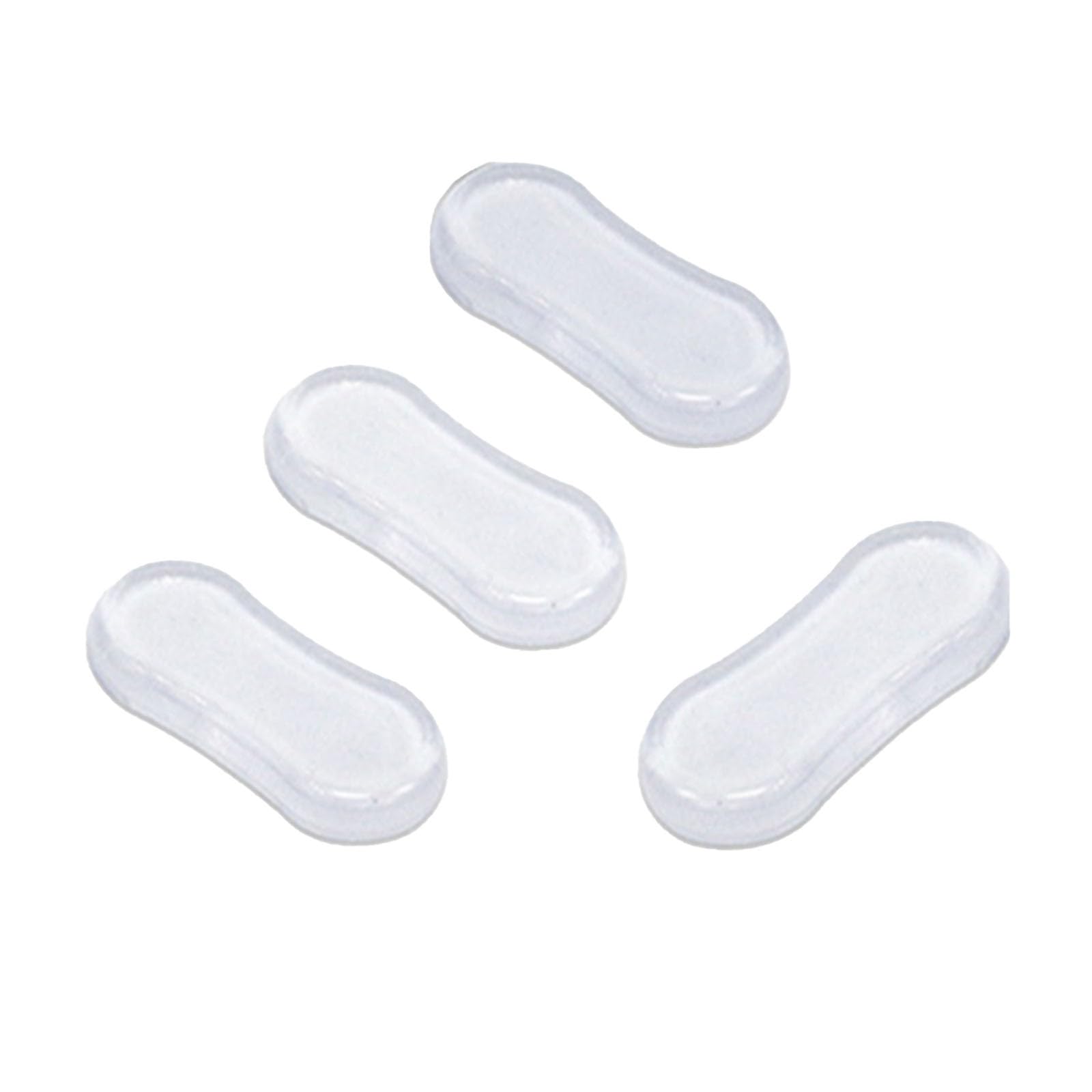 5Pcs Transparent Toilet Seat Bumper Set, Silicone Strong Adhesive Toilet Seats Lid Bumpers, Toilet Seat Buffers, Toilet Lid Rubber Pads for, Home, Hotel and Hospital Toilets and Toilet Parts