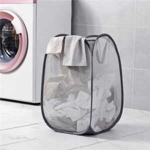 XANHOY Mesh Laundry Hamper Dirty Clothes Hampers Practical Mesh Laundry Baskets With Handles Storage Baskets Laundry Room Organization