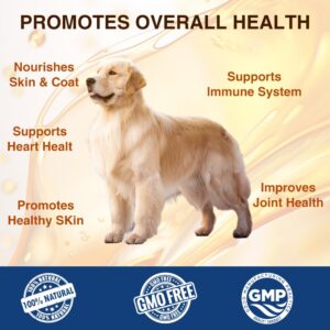 Goody2's Alaskan Salmon Oil for Dogs & Cats - Omega 3 Fish Oil for Healthy Skin & Coat, Joint & Bone Support, Allergy Relief, & Inflammation Defense - 32oz All-Natural Liquid Supplement