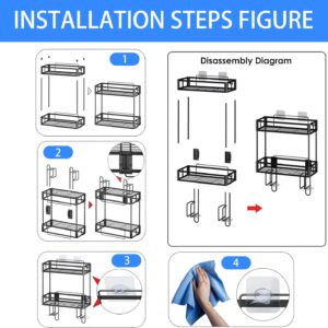 Bathroom Organizers and Storage,Over The Toilet Storage, Over Toilet Shelf Organizer,Behind Toilet Tank Bathroom Organizer Storage for Space Saving