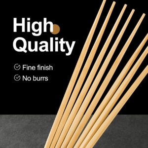 LOROTOCO 100Pairs Bamboo Chopsticks Disposable | Japanese | Sushi | Separated | Non Slip | Pointed Chopsticks-（9.45in）