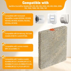 2Pack 35 Water Panel Humidifier Replacement Filter Made of Aluminum Mesh Compatible with AprilAire Whole-House Humidifier Models 300 350 360 560 560A 568 600 600A 600M 700 700A 700M 760 760A 768