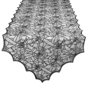 halloween table runner black lace table runner spider web halloween tablecloth halloween table decorations halloween table decor halloween decorations indoor halloween decor halloween party decor