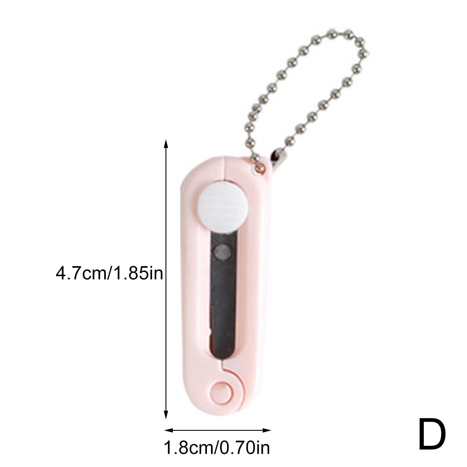 2Pcs Pink Folding Scissors Safe Portable Travel Scissors Foldable Telescopic Cutter Pocket Mini Scissor with Keychain for Cutting, Scrapbooking, Cutting Tools, Crafting, Sewing Office Cutting Tools