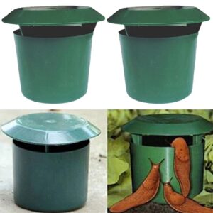 gekupem plastic snail trapper, beer slug & snail traps, reusable snails catcher, eco-friendly slug house garden farm protector