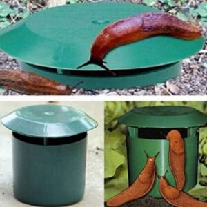 GEKUPEM Plastic Snail Trapper, Beer Slug & Snail Traps, Reusable Snails Catcher, Eco-Friendly Slug House Garden Farm Protector