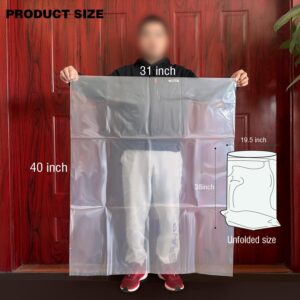 70 Gallon Dust Collector Bags 6pcs one-sided 5 mil 31"x40"(width x length) For Harbor Freight Central Machinery Dust Collectors