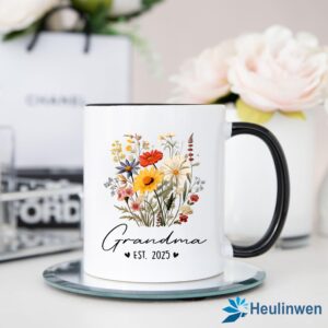 First Time Grandma Est 2025 Gifts, You're Going To Be Grandma, Mom Promoted To Grandma Mug, 1st Time Grandmother Gift, Soon To Be Grandma Gifts, New Grandma Gifts, Baby Announcement Gifts For Grandma