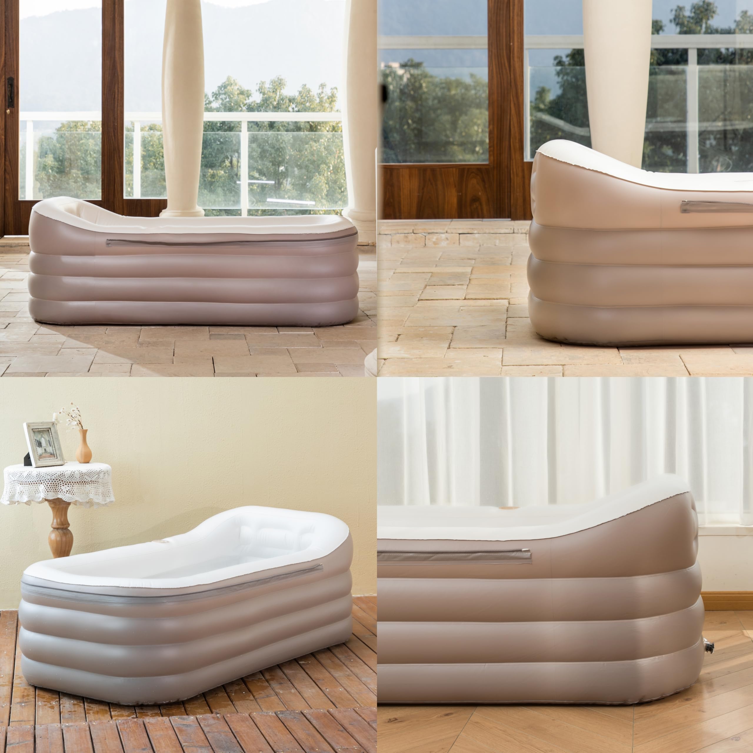 ThermaeStudio® Mobile bathtub,Inflatable bathtub -SPA bathtub - Foldable,Portable,Freestanding | Designed in Rome