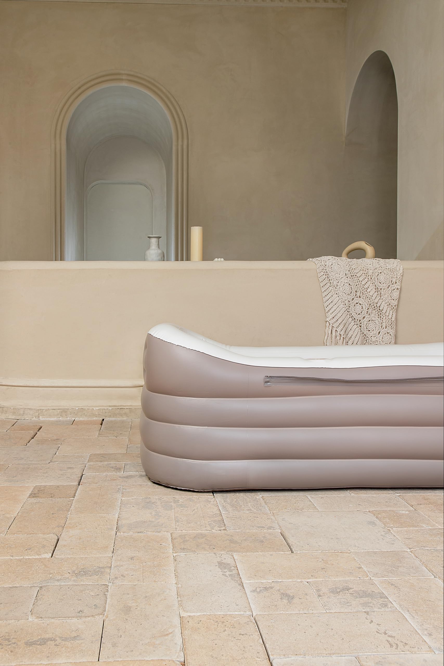 ThermaeStudio® Mobile bathtub,Inflatable bathtub -SPA bathtub - Foldable,Portable,Freestanding | Designed in Rome