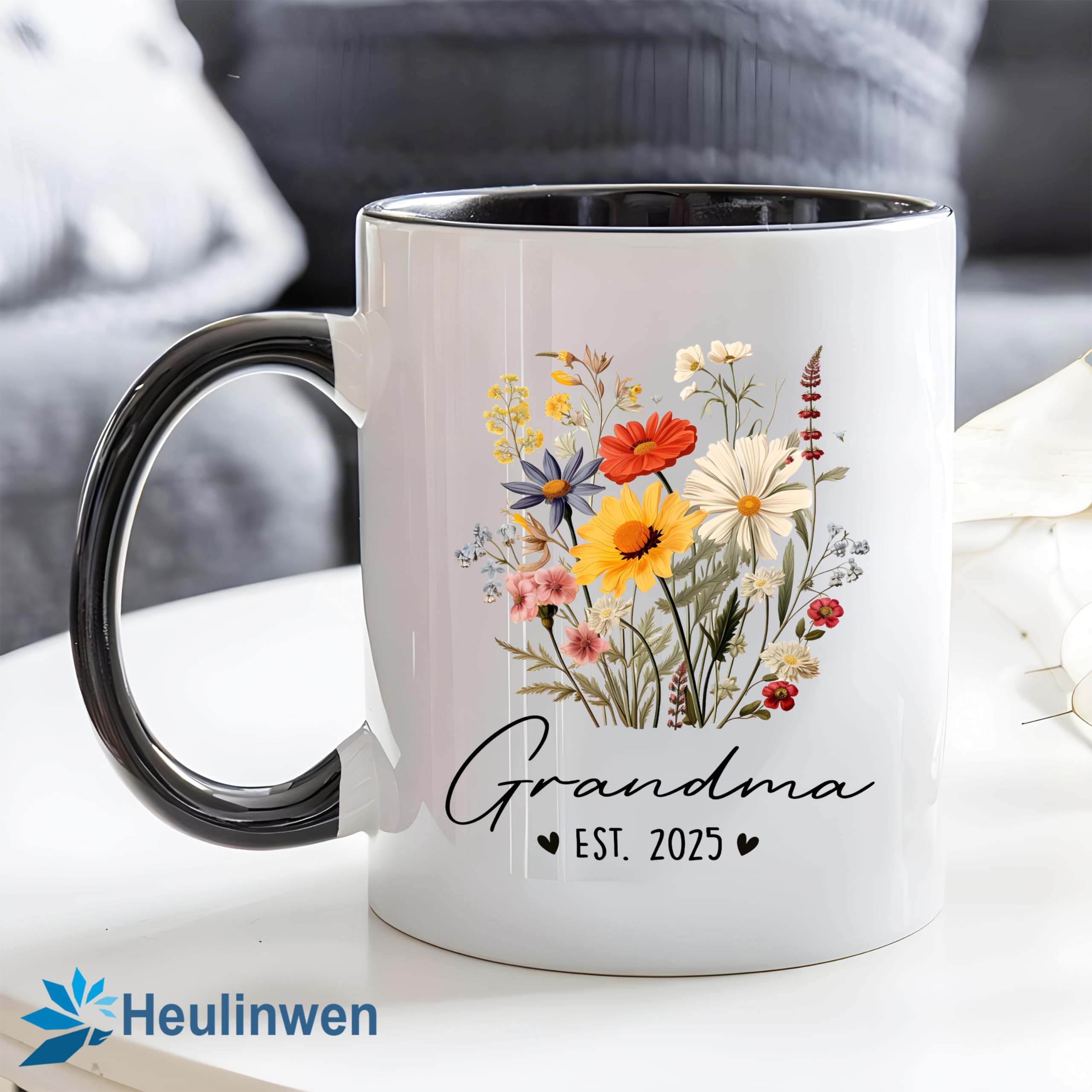 First Time Grandma Est 2025 Gifts, You're Going To Be Grandma, Mom Promoted To Grandma Mug, 1st Time Grandmother Gift, Soon To Be Grandma Gifts, New Grandma Gifts, Baby Announcement Gifts For Grandma