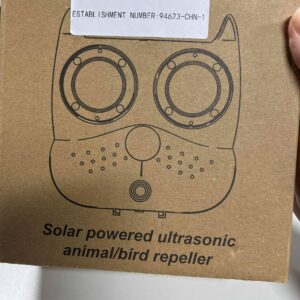 2 Pack Solar Animal Repeller Ultrasonic Cat Repellent Outdoor, Deer Repellent Devices with Motion Sensor, Safe Animal Deterrent to Repel Deer Cat Rabbit Dog Coyote Raccoon Squirrel Skunk for Yard