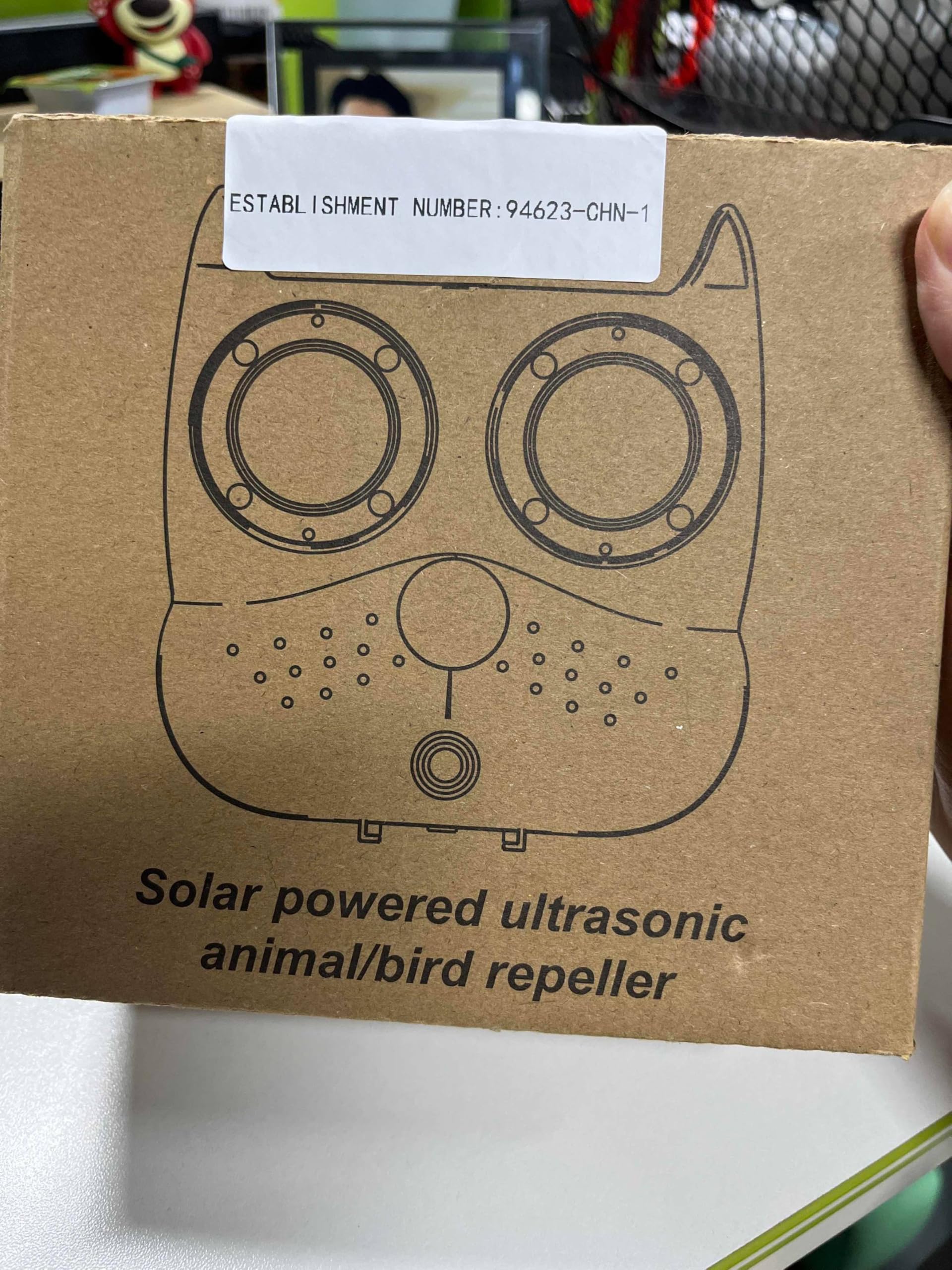 2 Pack Solar Animal Repeller Ultrasonic Cat Repellent Outdoor, Deer Repellent Devices with Motion Sensor, Safe Animal Deterrent to Repel Deer Cat Rabbit Dog Coyote Raccoon Squirrel Skunk for Yard