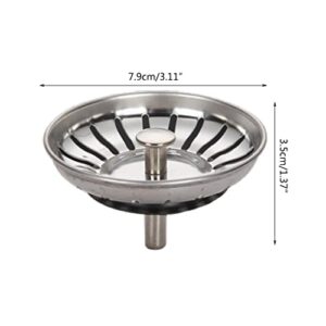 PURPLELILY Mesh Sink Filter Anti-Clogging Shower Hair Catcher Round Drain Cover Floor Drain Strainers For Bathroom Bathtub Kitchen Drain Filter And Stopper Bathtub Bathroom Sink Basin