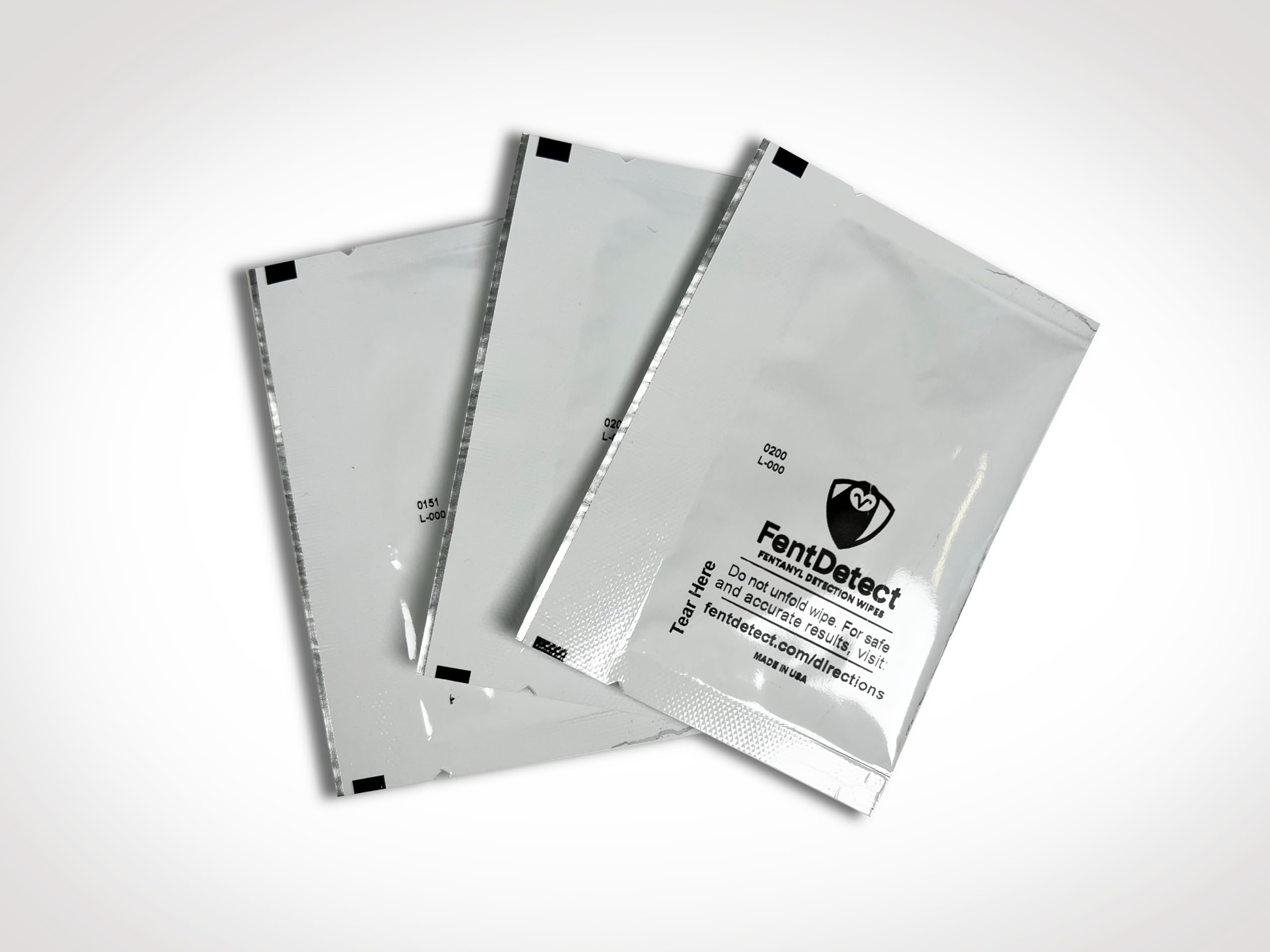 FentDetect Fentanyl Detection Wipes for Drug Testing, Microfiber, Pack of 4