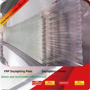 AIROTRON Clear Roof Sheet,2mm Thick Corrugated Roofing Sheets,Rainproof FRP Daylighting Plate,UV Protection Fiberglass Daylighting Panels,Mute Roofing Material,1/3/5/6/8/10/12/15 Pcs (35x43in,3 Pcs)