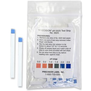 eisco labs - ph 0-2.5 test strips - ideal for strong acids