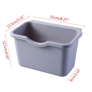 Kitchen Compost Bin for Counter Top Under Sink Hanging Small Trash Can for Cupboard/Bathroom/Bedroom/Office/Camping Compost Basket for Kitchen