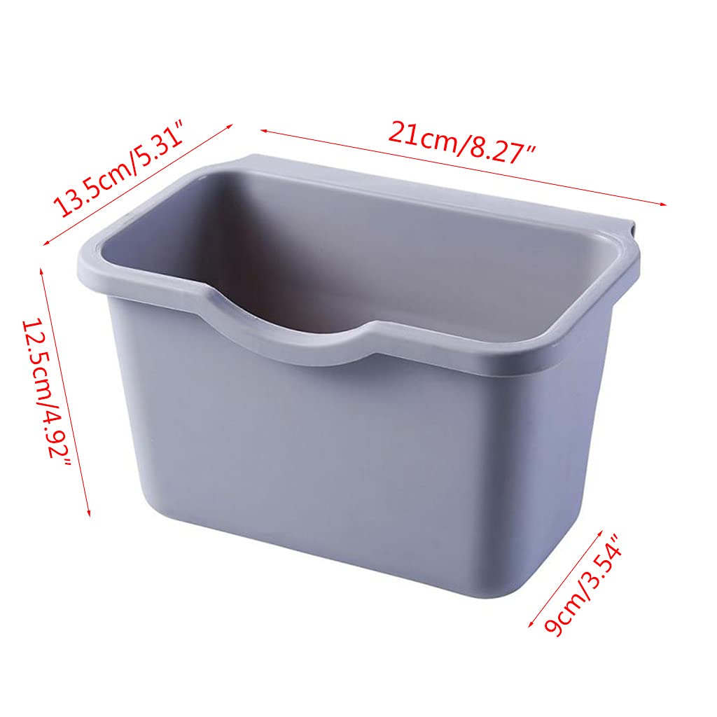 Kitchen Compost Bin for Counter Top Under Sink Hanging Small Trash Can for Cupboard/Bathroom/Bedroom/Office/Camping Compost Basket for Kitchen