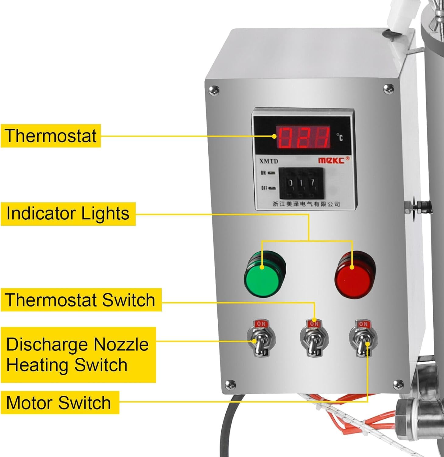 Filling machine for cosmetics, 8-gal/30L Automatic Bottle Filling Machine, Adjustable Stainless Steel Paste Liquid filling Machine, 20-45 Bottle/min, Lipstick Filling Machine, Shampoo Cosmetic Honey