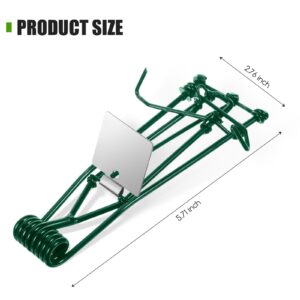 Jahy2Tech 8 Pack Mole Trap,Mole Traps That Kill Best,Gopher Trap Metal Tactical Rat Vole Traps Outdoor Reusable Effective Gopher Killer Mole Traps for Lawns, Green