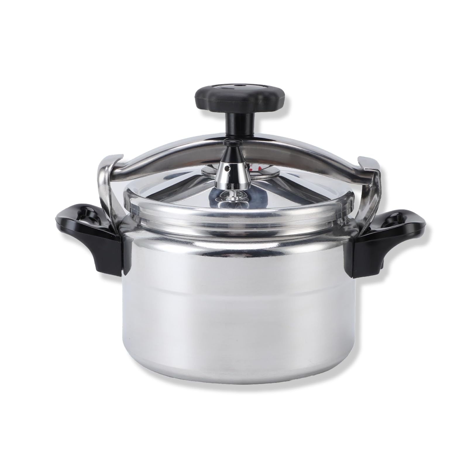 4 Quart Pressure Cooker, Compound Bottom Small Pressure Canner, Easy to Use Pressure Cooker Pot Suitable for Gas, Induction